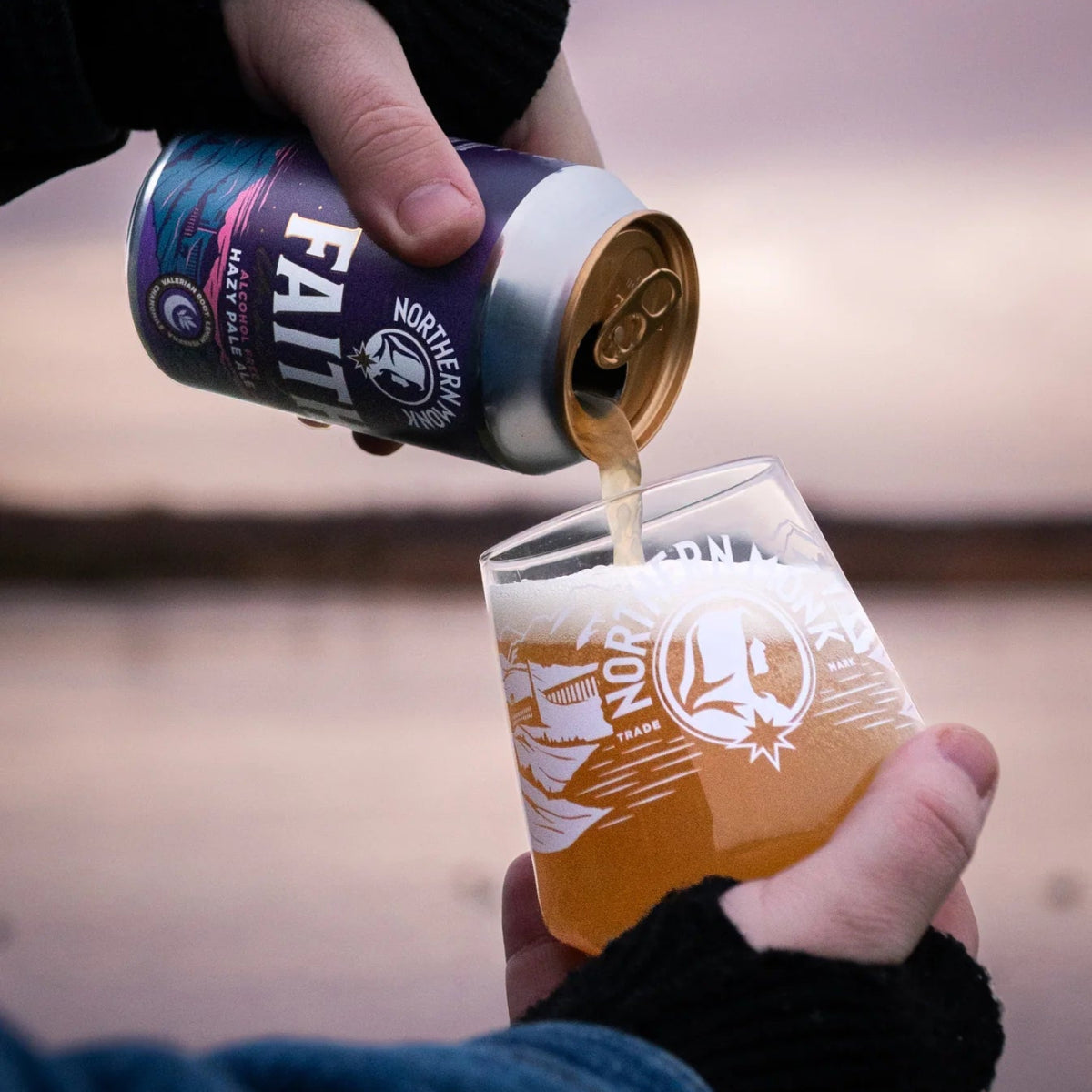 Northern Monk Brewery Beyond Alcohol - Free Hazy Pale Ale (0.5% ABV) - Wise Bartender - Beer