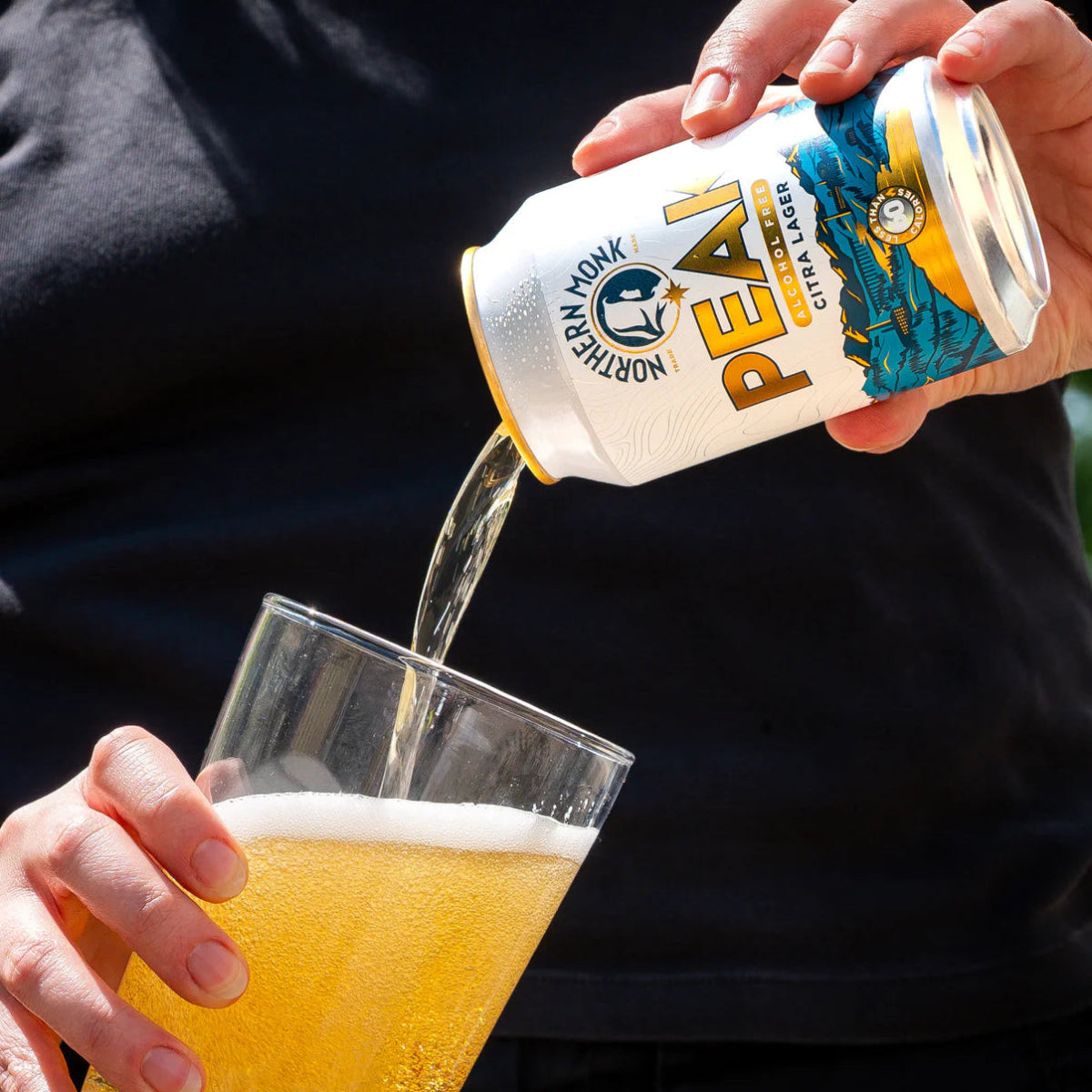 Northern Monk Brewery Peak Alcohol - Free Citra Lager (0.5% ABV) - Wise Bartender - Beer