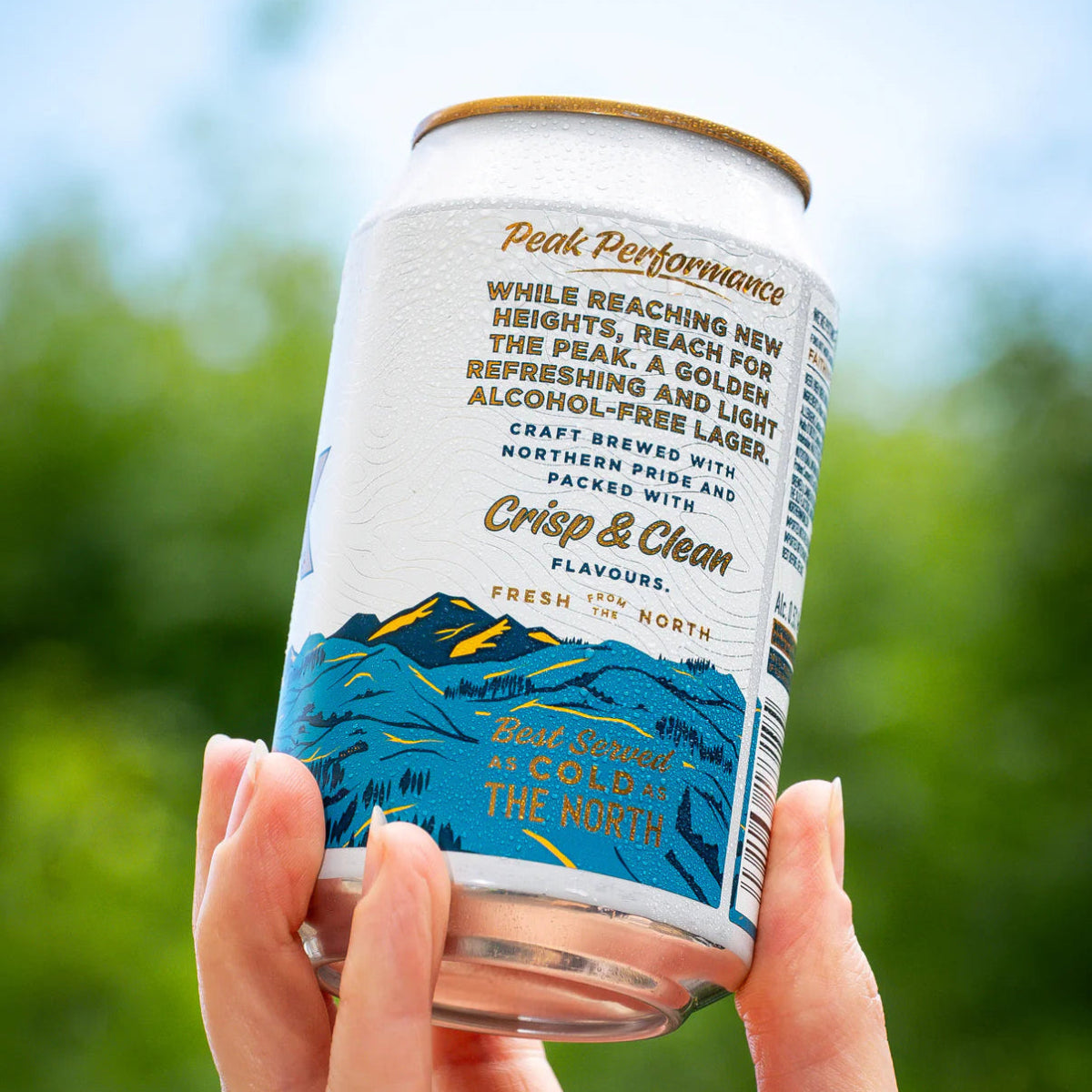 Northern Monk Brewery Peak Alcohol - Free Citra Lager (0.5% ABV) - Wise Bartender - Beer