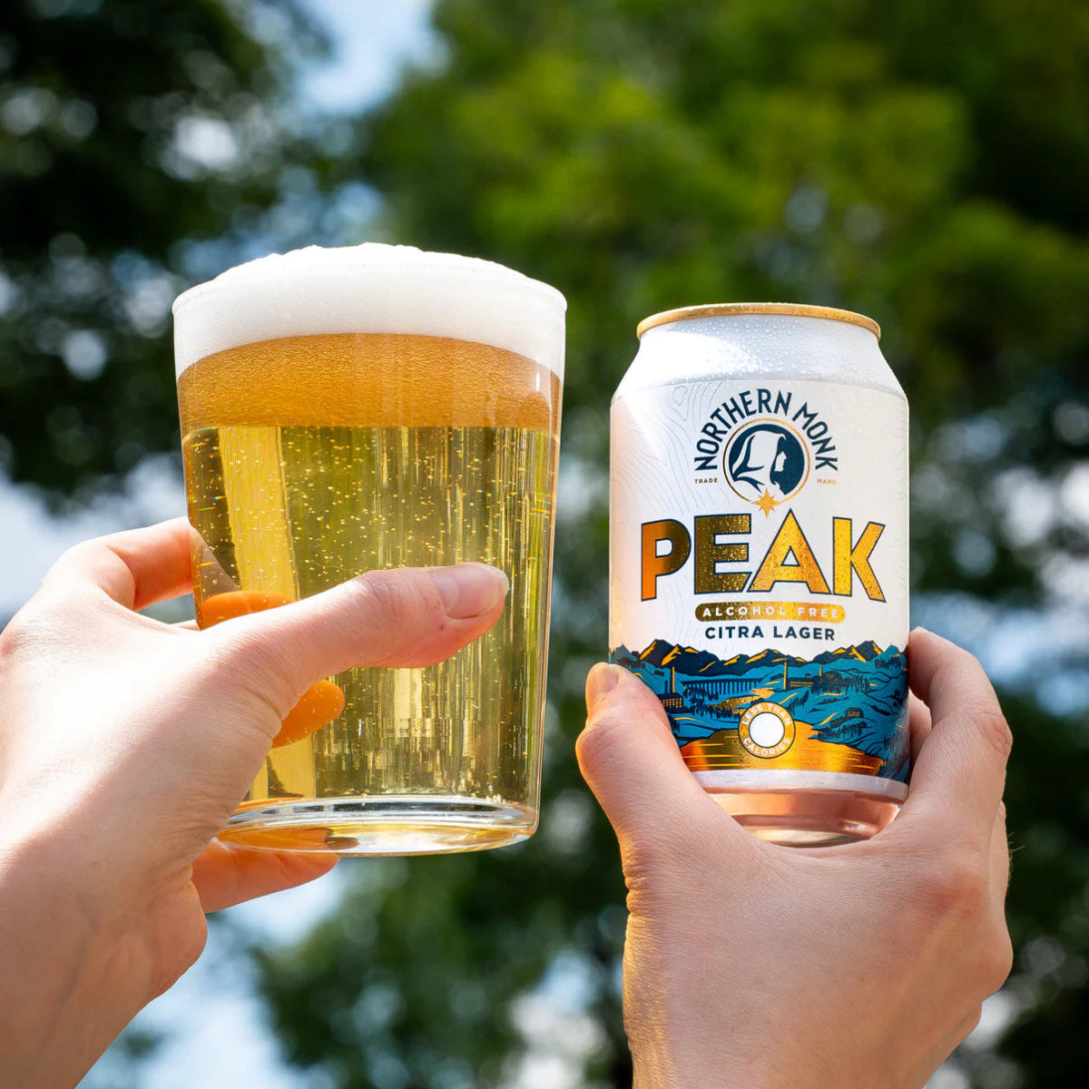 Northern Monk Brewery Peak Alcohol - Free Citra Lager (0.5% ABV) - Wise Bartender - Beer