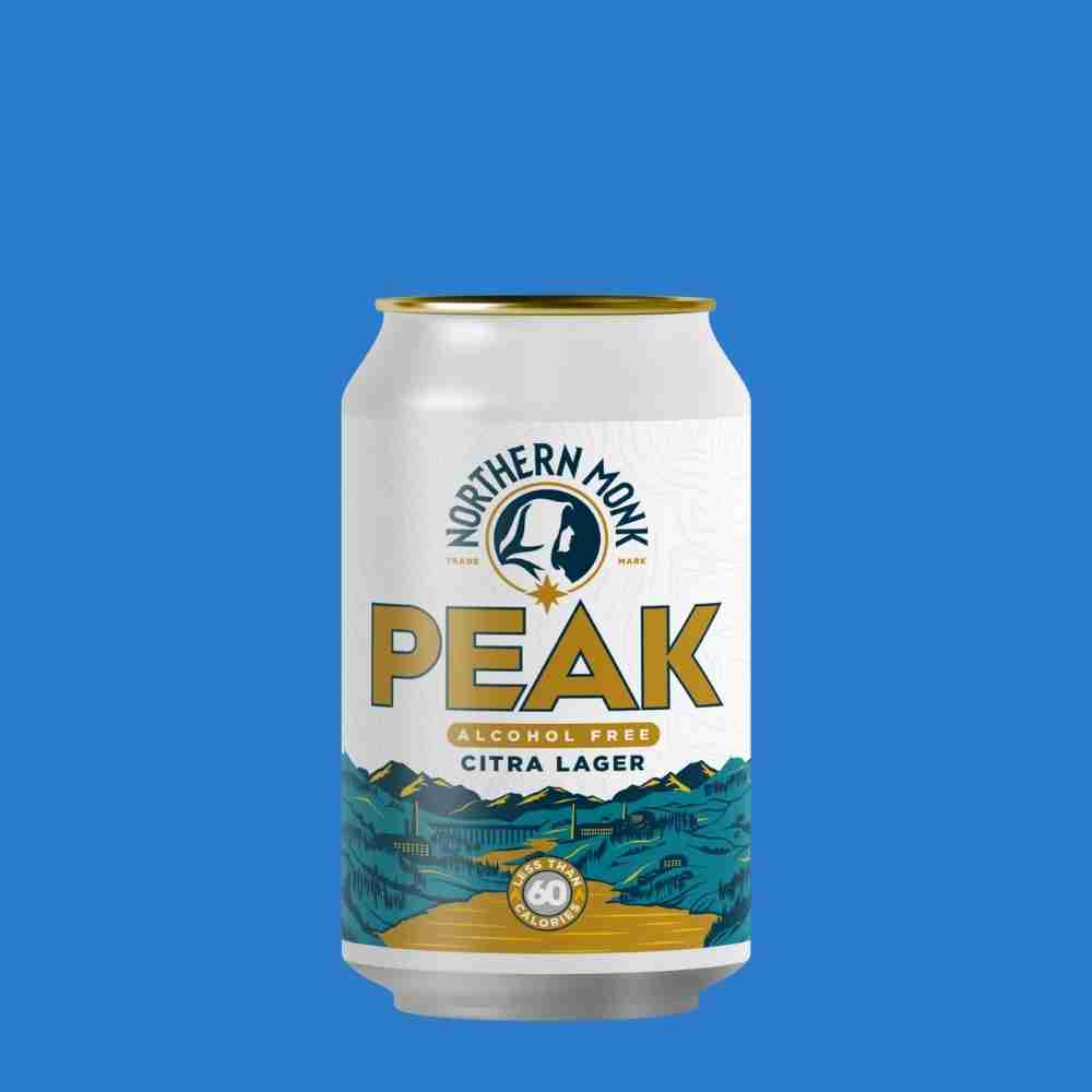 Northern Monk Brewery Peak Alcohol - Free Citra Lager (0.5% ABV) - Wise Bartender - Beer