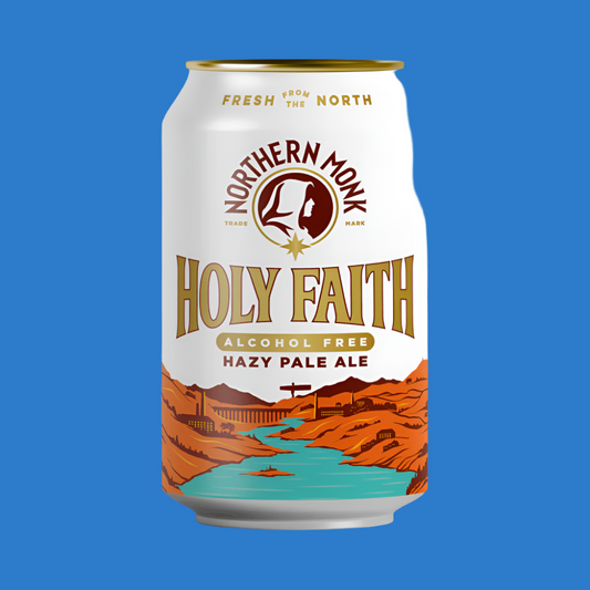 Northern Monk Holy Faith Alcohol Free Hazy Pale Ale (0.5% ABV)