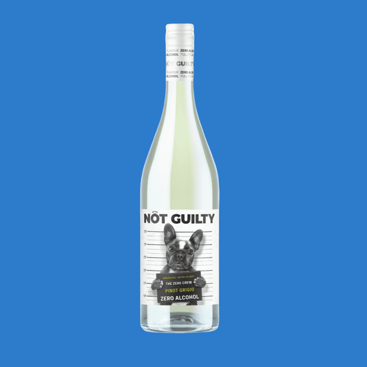 Not Guilty Alcohol Free Pinot Grigio Wine (0.05% ABV) - Wise Bartender - wine