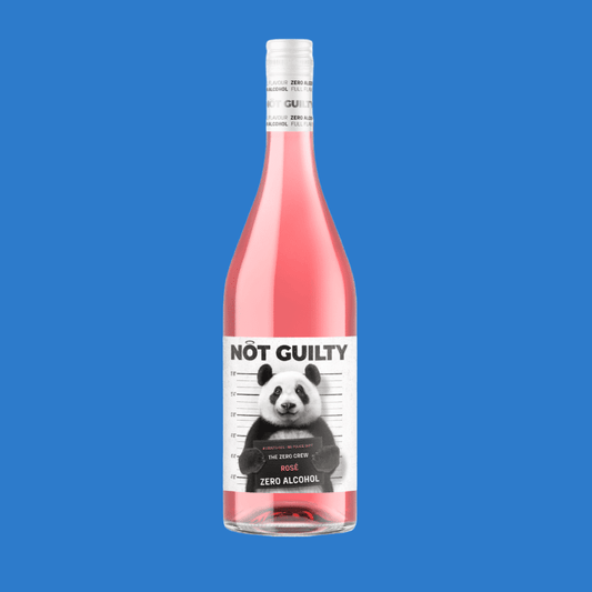 Not Guilty Alcohol Free Rosé Wine (0.05% ABV) - Wise Bartender - wine