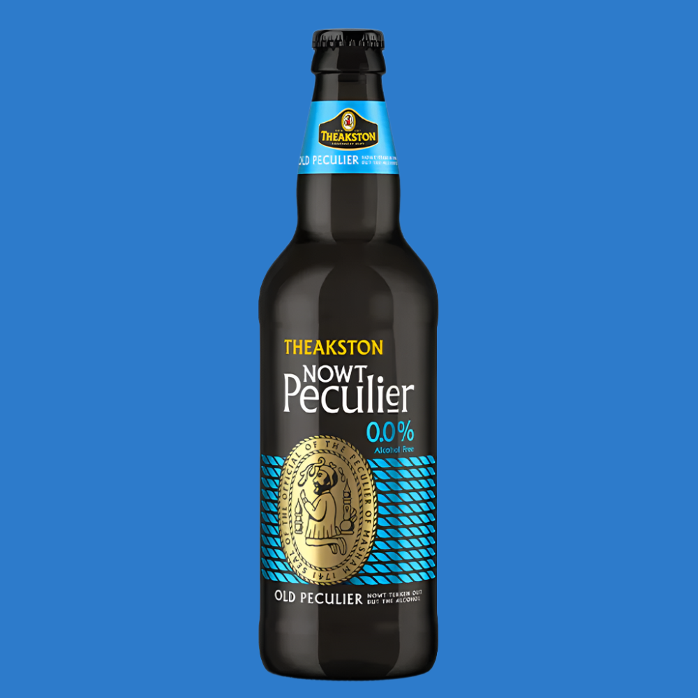 Theakston's 'Nowt Peculier' Alcohol Free Dark Ale Beer 500ml (0.0% ABV - Wise Bartender