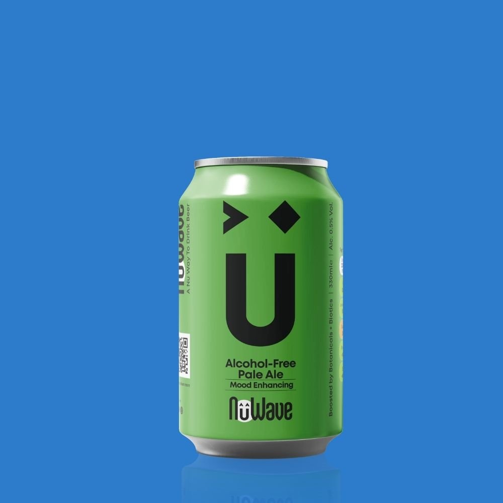 NuWave Mood Enhancing Alcohol Free Hazy Pale Ale (0.5% ABV) - Wise Bartender - Beer