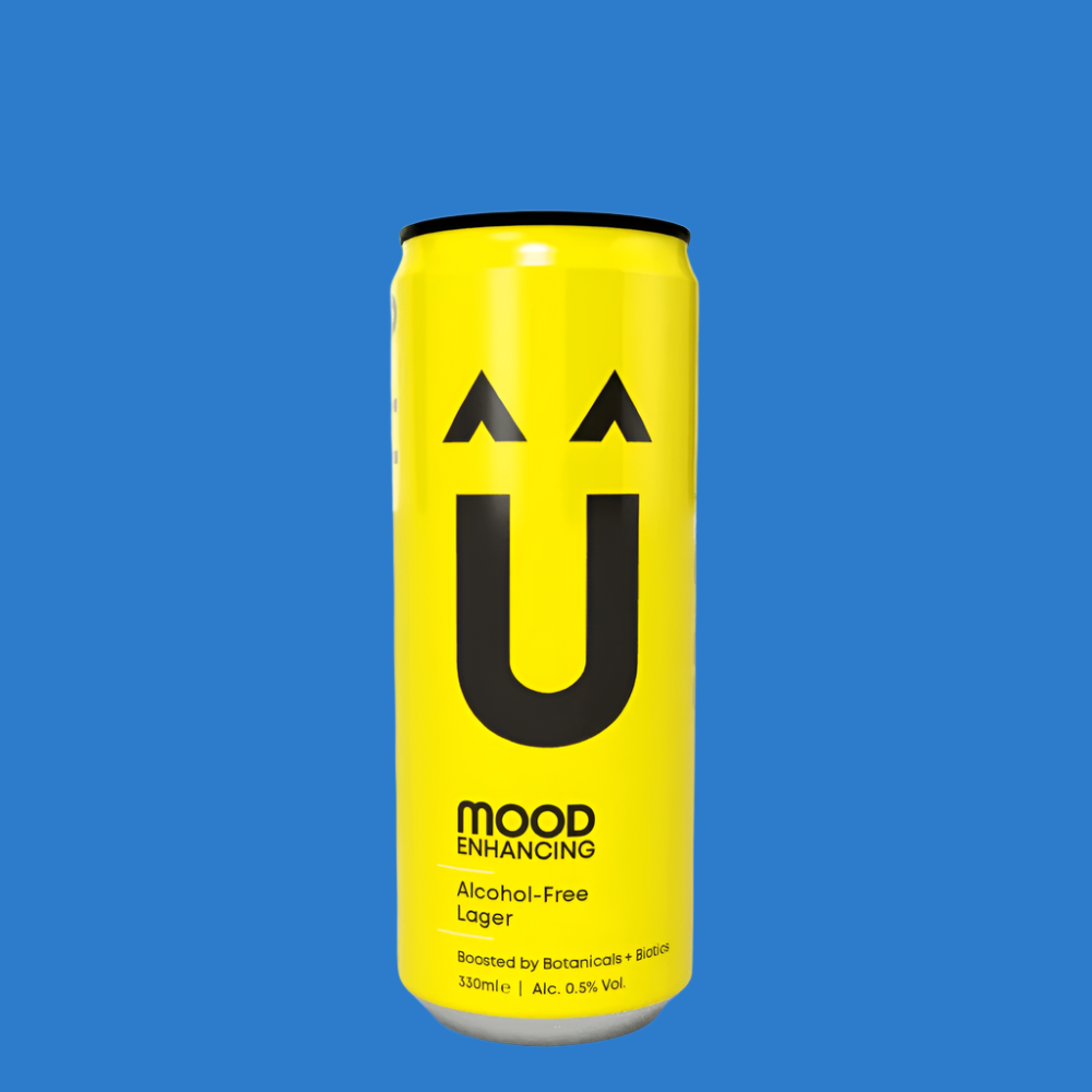 NuWave Mood Enhancing Alcohol Free Lager (0.5% ABV) - Wise Bartender