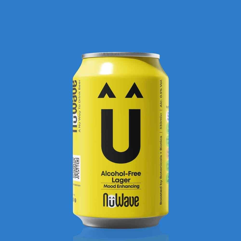 NuWave Mood Enhancing Alcohol Free Lager (0.5% ABV) - Wise Bartender - Beer