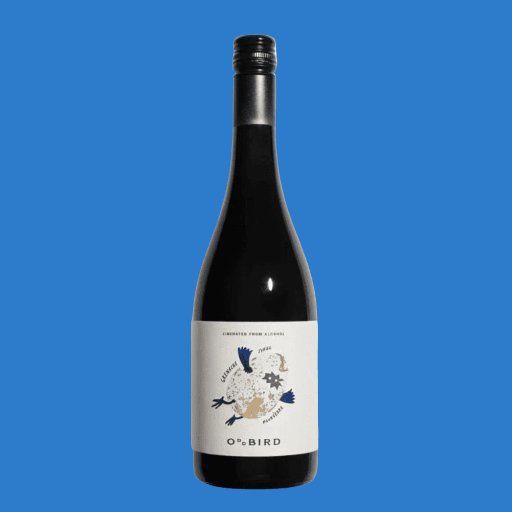 Oddbird GSM 0.0% | Alcohol‑Free French Red Blend | Grenache Syrah Mourvèdre - Wise Bartender - wine
