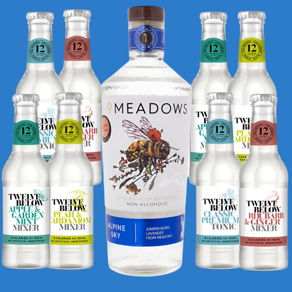 9 Meadows 'Alpine Sky' Alcohol Free Juniper& Lavender Spirit (0.5% ABV)