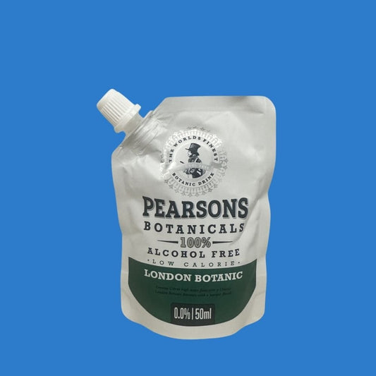 Pearsons 'London Dry' Gin Alternative Alcohol Free Spirit 50ml Pouch (0.0% ABV) - Wise Bartender - Spirit