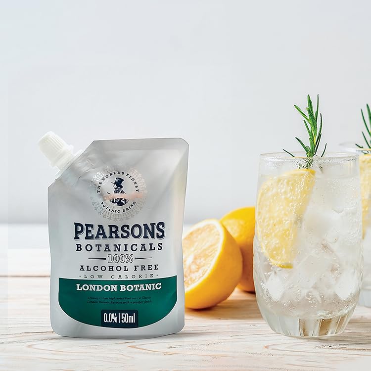 Pearsons 'London Dry' Gin Alternative Alcohol Free Spirit 50ml Pouch (0.0% ABV) - Wise Bartender - Spirit