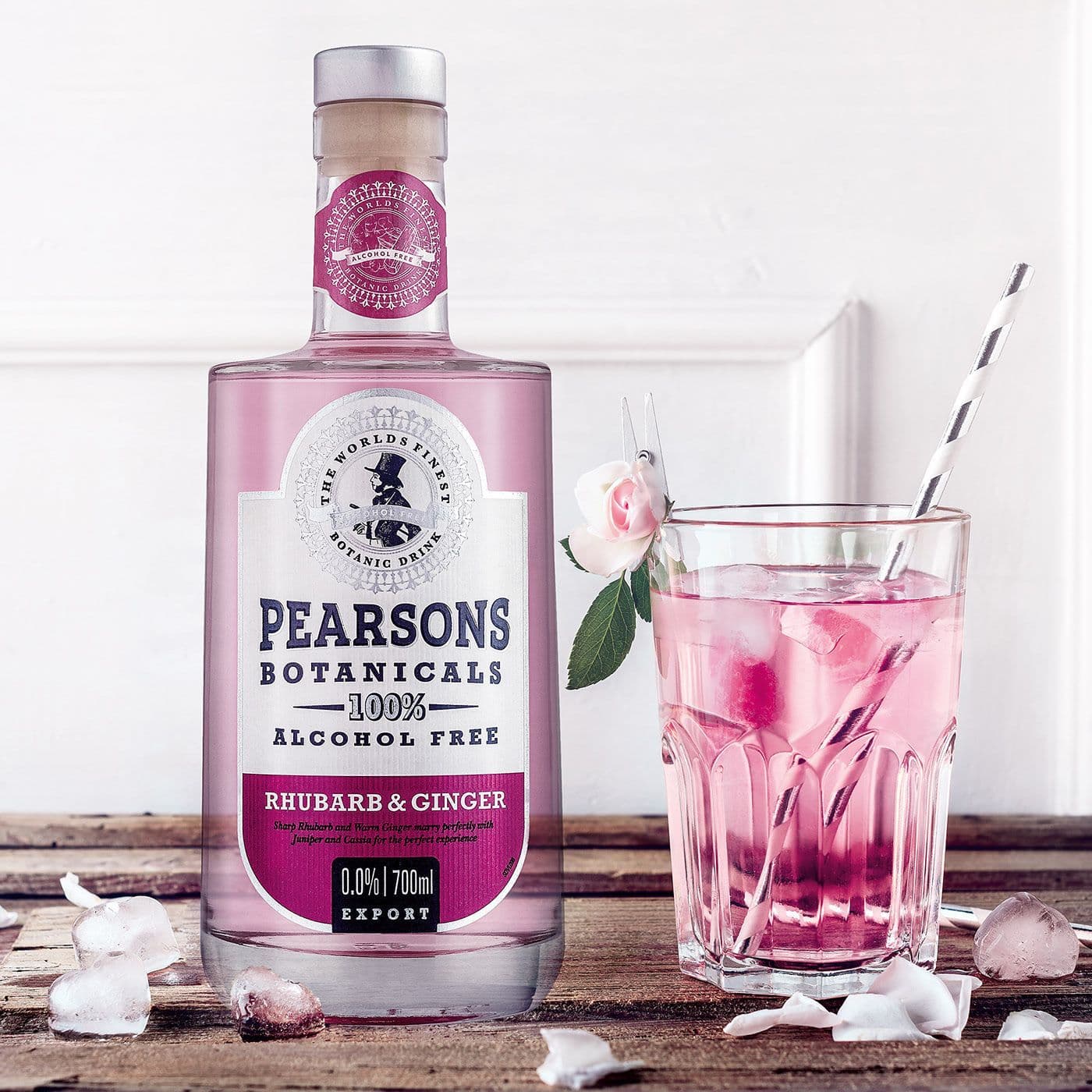 Pearsons 'Rhubarb & Ginger' Gin Alternative Alcohol Free Spirit (0.0% ABV)