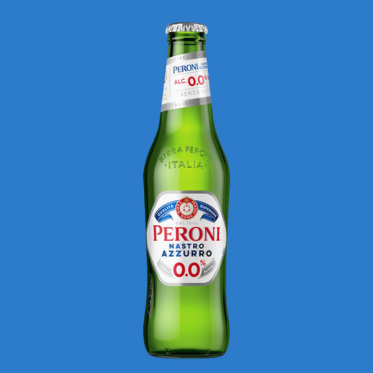 Peroni Nastro Azzurro 0.0 Alcohol Free Lager (0.0% ABV)