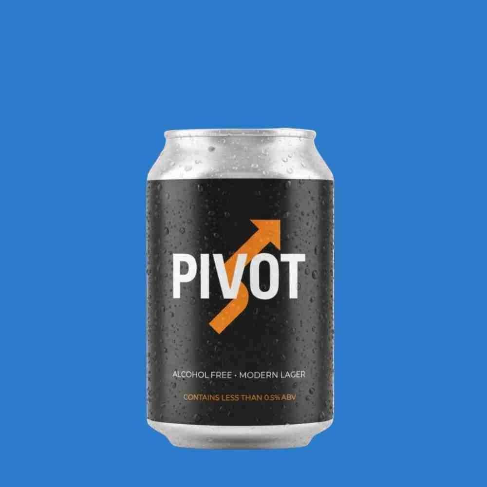 Pivot Modern Lager 0.5% | Alcohol-Free Lager | Vegan | Crisp & Refresh ...