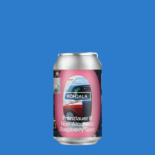 Pohjala Prenzlauer Berg Alcohol Free Raspberry Sour (0.5% ABV) - Wise Bartender - 