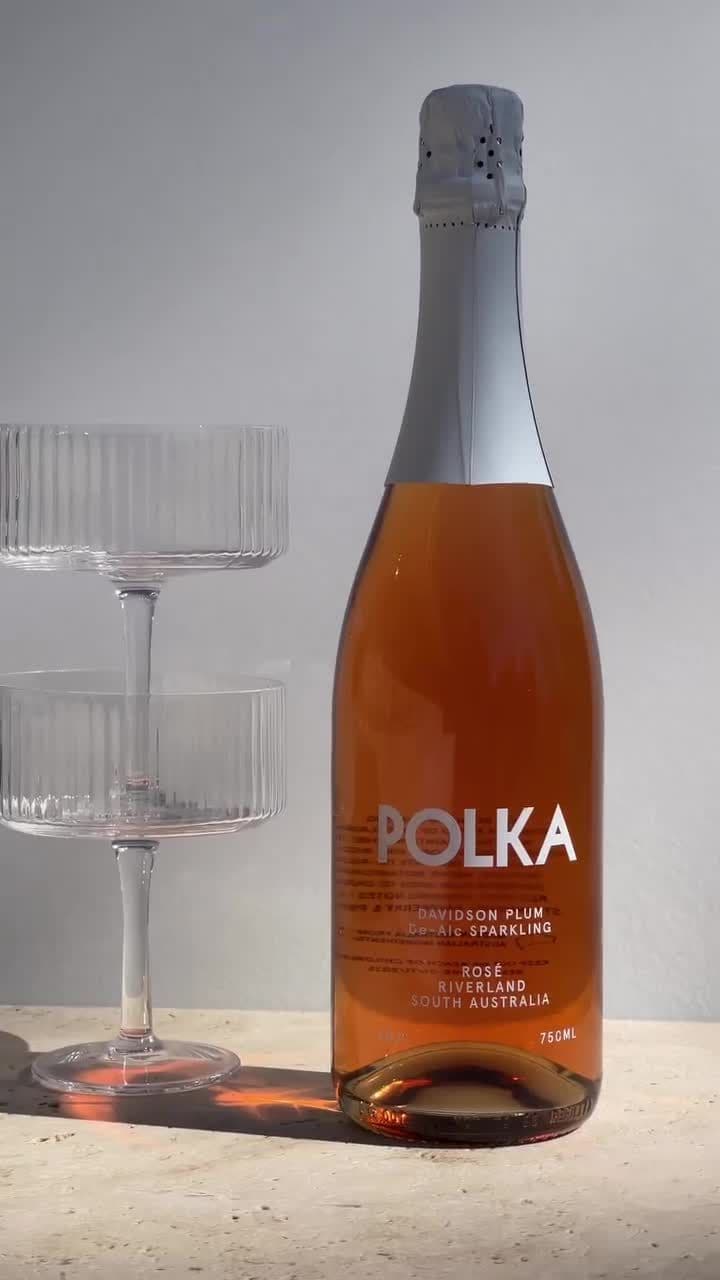 POLKA Davidson Plum Alcohol Free Sparkling Rosé Wine (0.0% ABV)