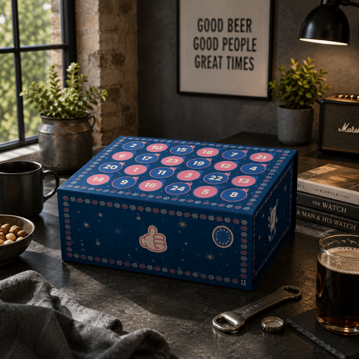 Pre Order: Wise Bartender Alcohol-Free Beer Advent Calendar 2026 (FREE Delivery) - Wise Bartender - Mixed Pack
