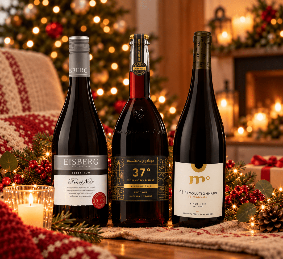 Prestigious Pinot Noir Alcohol Free Wine Wise Pack - Wise Bartender - Mixed Pack