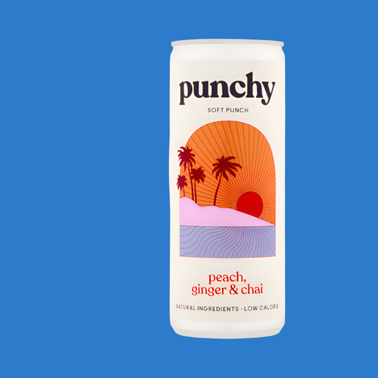 Punchy Peach, Ginger, Chai (0% ABV)