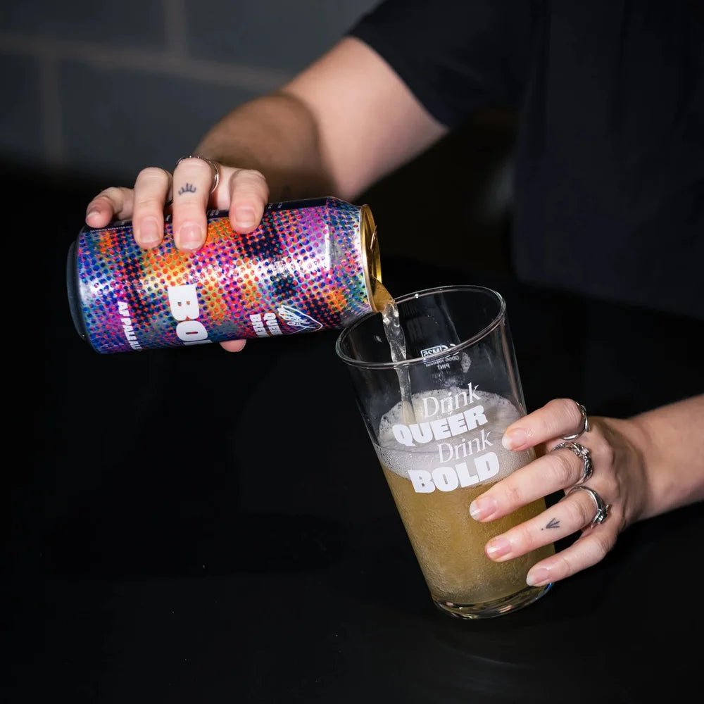 Queer Brewing 'BOLD' Alcohol Free Pale Ale (0.5% ABV) - Wise Bartender - Beer