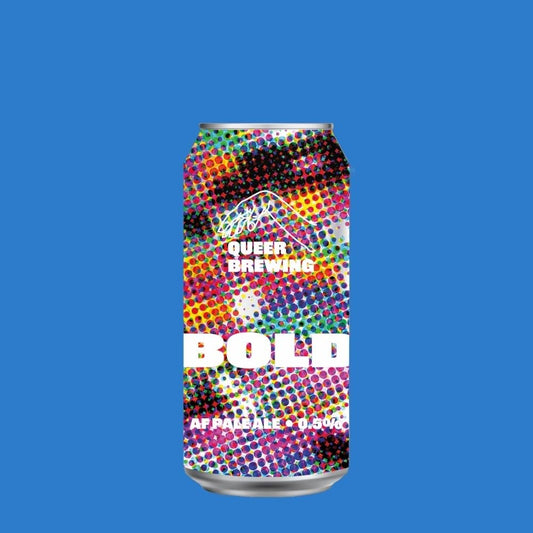 Queer Brewing 'BOLD' Alcohol Free Pale Ale (0.5% ABV) - Wise Bartender - Beer