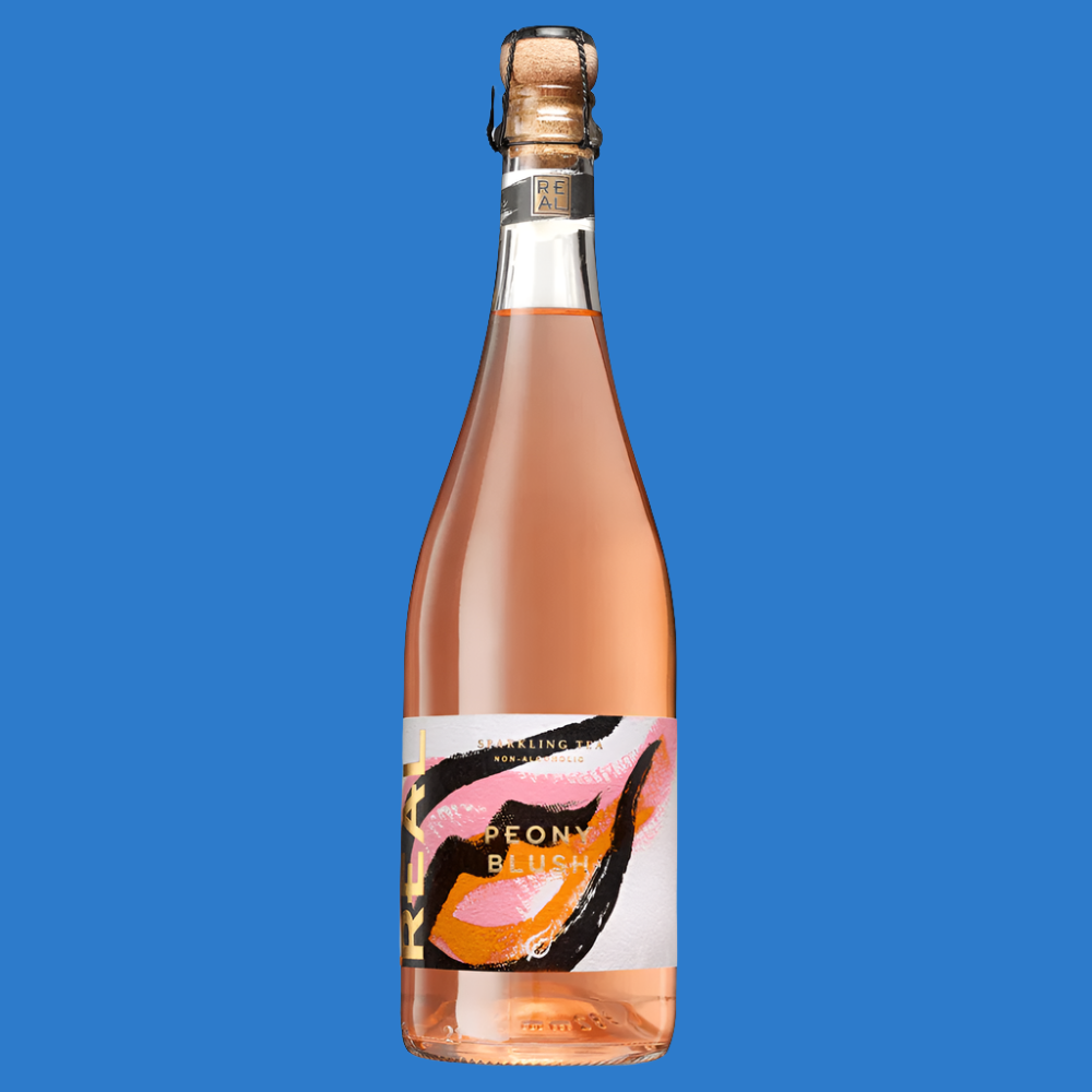 Real Sparkling Peony Blush Flush 750ml Bottle (0.5% ABV)