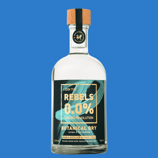 Rebels Botanical Dry Alcohol Free Gin Alternative (0.0% ABV) - Wise Bartender - Spirit