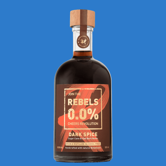 Rebels Dark Spice Alcohol Free Rum Alternative (0.0% ABV) - Wise Bartender - Spirit