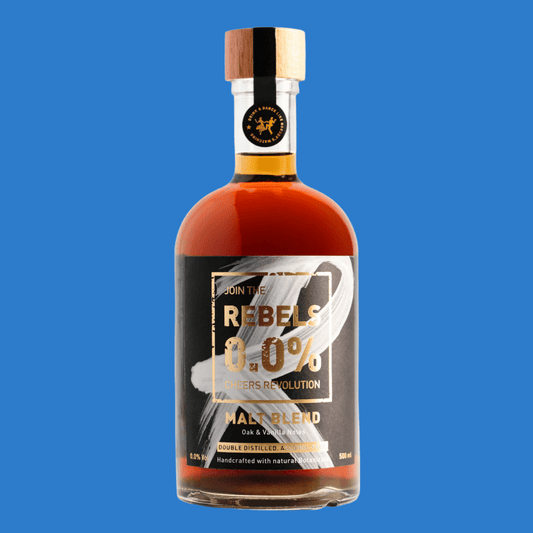 Rebels Malt Blend Alcohol Free Whiskey/ Bourbon Alternative (0.0% ABV) - Wise Bartender - Spirit