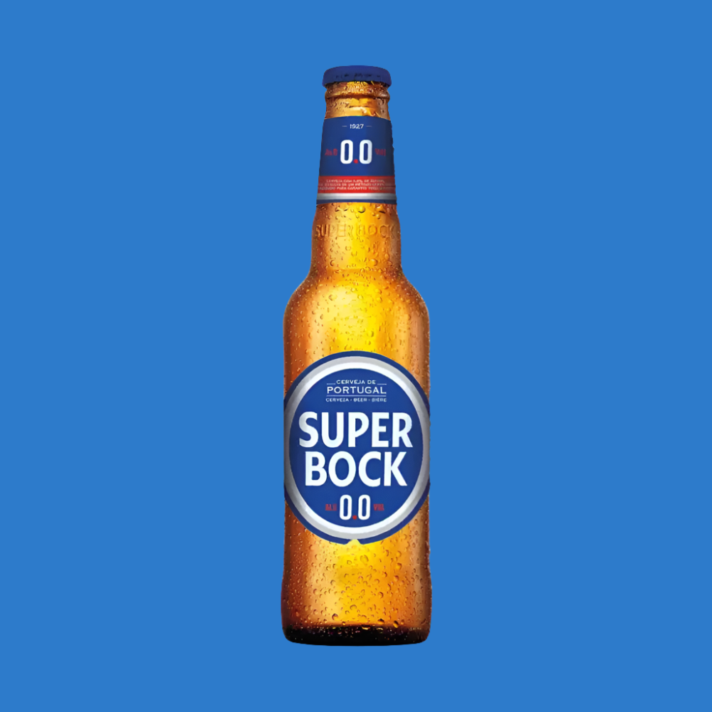 Non Alcoholic Super Bock  Alcohol Free Super Bock Pilsner (0.5% ABV) - Wise Bartender