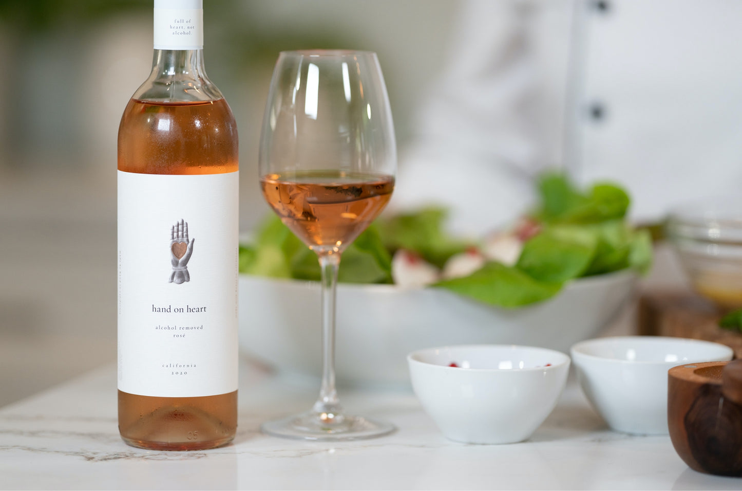 Hand on Heart Rosé Alcohol Free Wine (0.5% ABV)