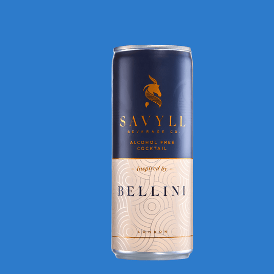 Savyll Bellini Alcohol Free Cocktail Can (0%ABV) - Wise Bartender - Spirit