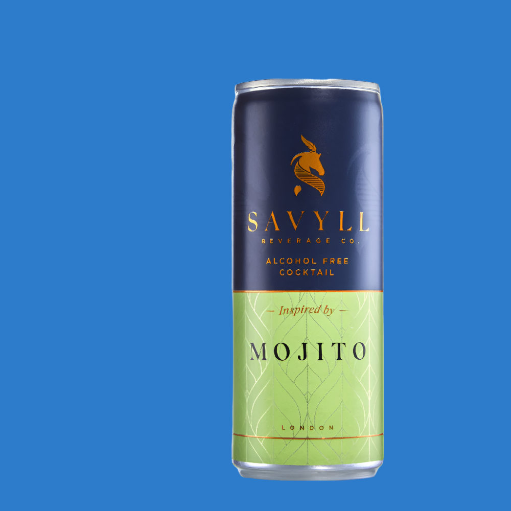 Savyll Mojito Alcohol Free Cocktail Can &#x28;0%ABV&#x29;