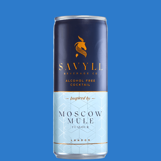 Savyll Moscow Mule Alcohol Free Cocktail Can (0%ABV) - Wise Bartender - Spirit