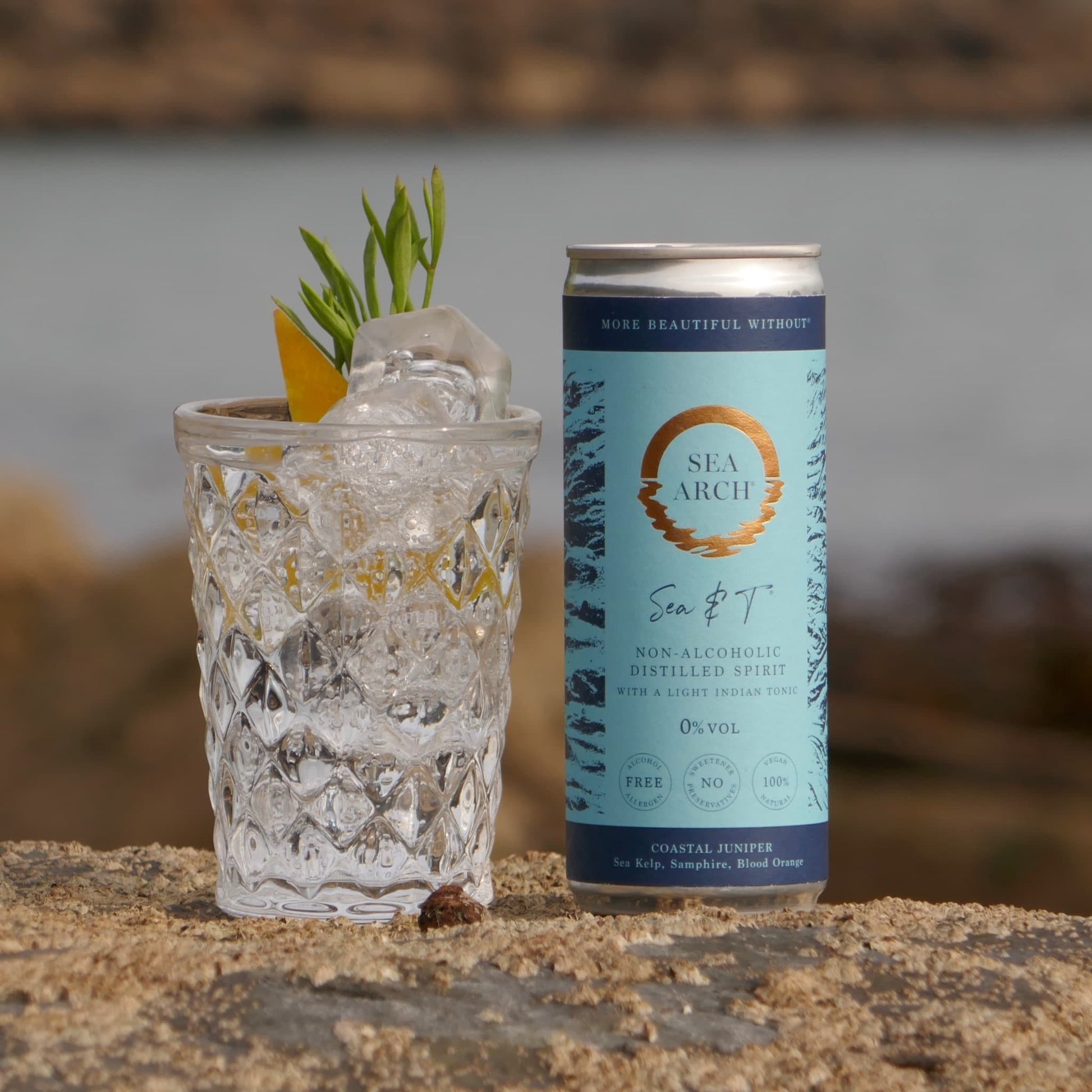 Sea & T Alcohol Free Sea Arch Cocktail Can (0% ABV)