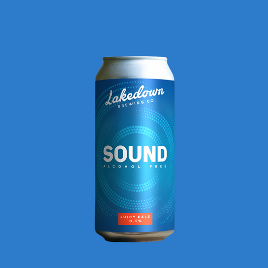 Lakedown Brewing Co 'Sound AF' Alcohol Free Juicy Pale Ale (0.5% ABV)