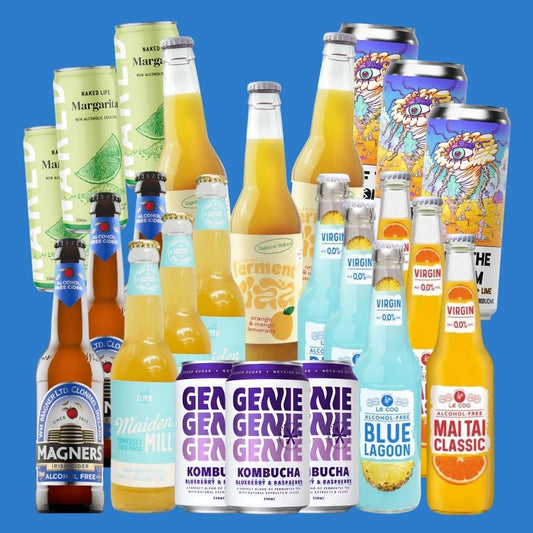 Summer Sips Value Pack | 24 Alcohol‑Free Fruity Drinks | Half Price Bundle - Wise Bartender - Mixed Pack