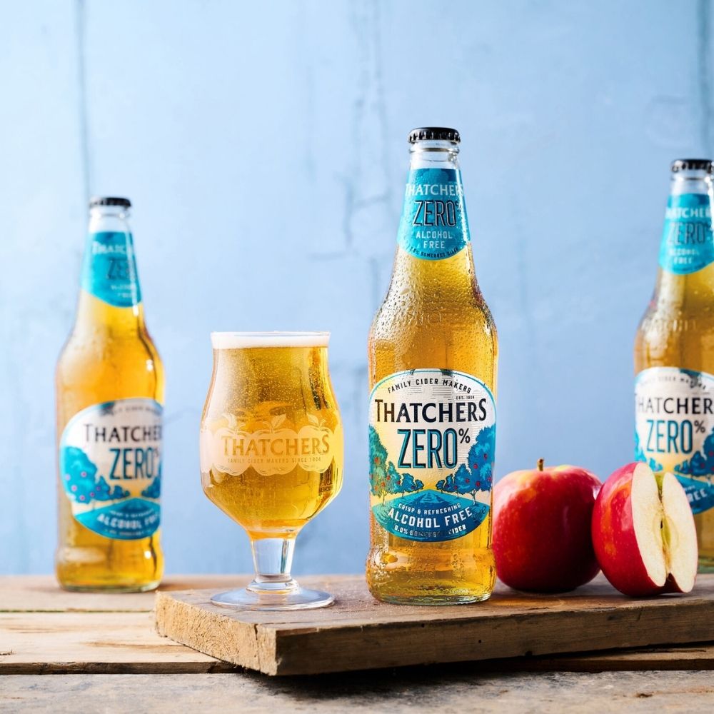 Thatchers Zero Alcohol Free Cider (0.0% ABV) - Wise Bartender - Beer