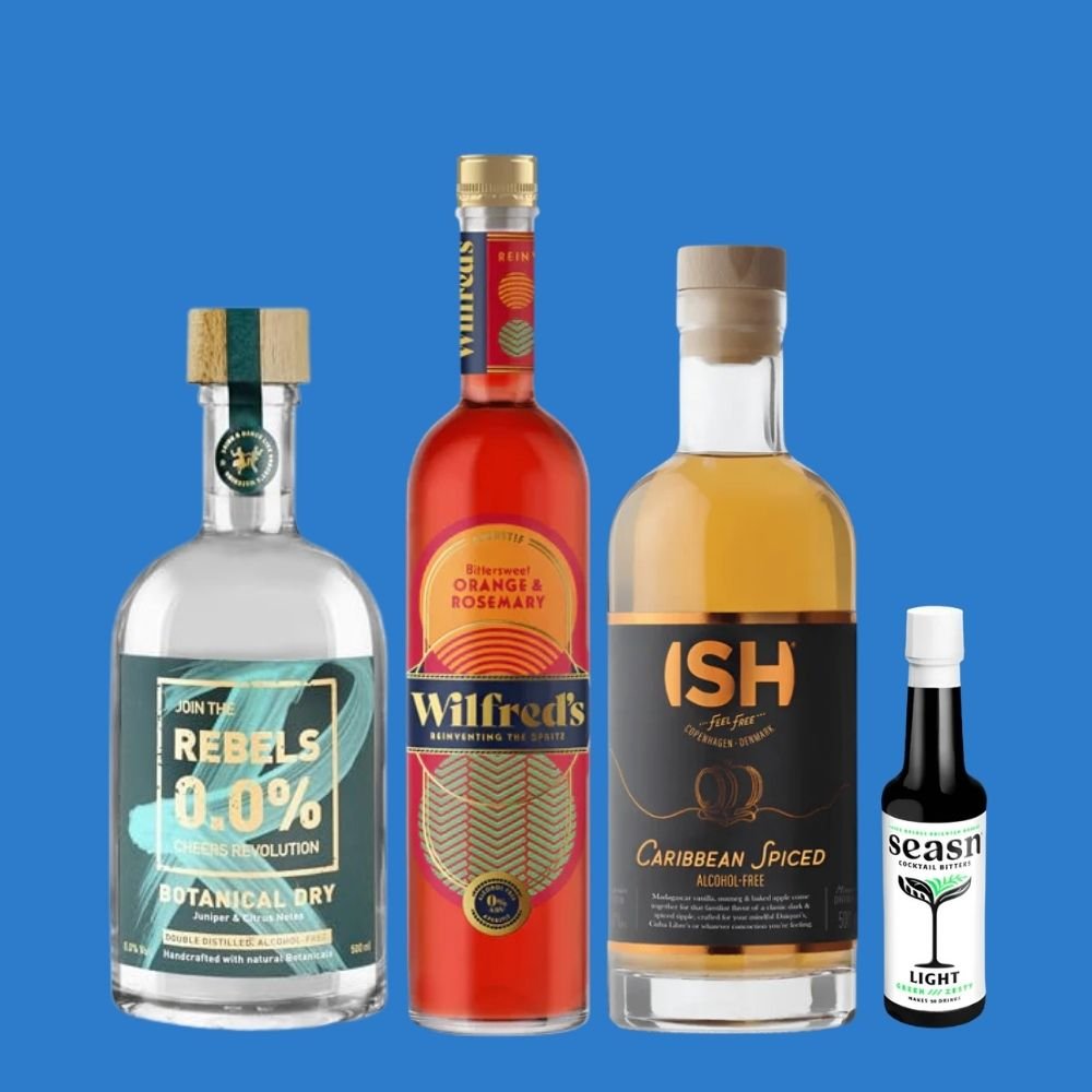 The AF Bar | Fully Stocked Alcohol‑Free Hosting Pack - Wise Bartender - Mixed Pack