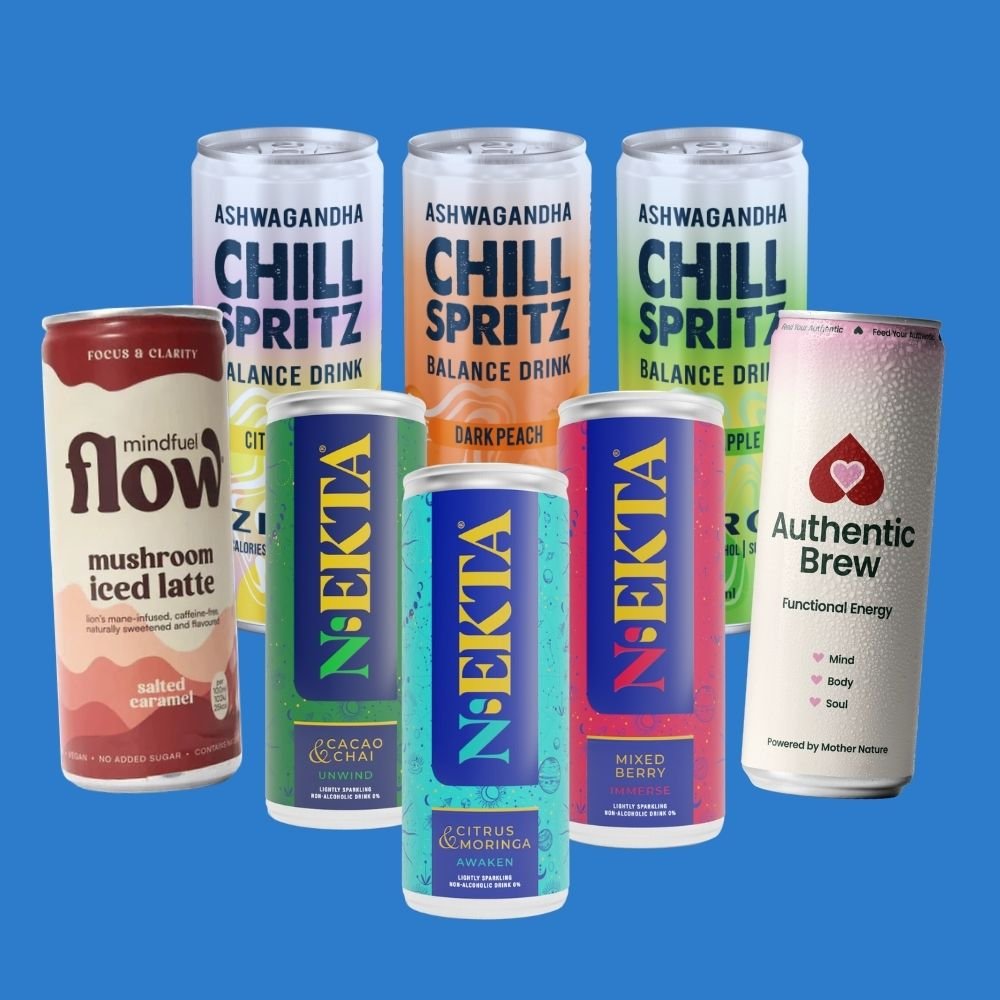 The Functional Eight | Alcohol - Free Functional Drinks Pack – Wellness in Every Sip - Wise Bartender - Functional