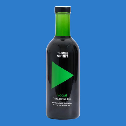 Three Spirit Alcohol Free Spirit - Social Elixir (0.0% ABV) - Wise Bartender - Spirit