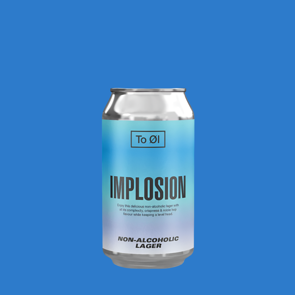 To Øl Implosion 00 Alcohol Free Hazy IPA 00 ABV - Wise Bartender