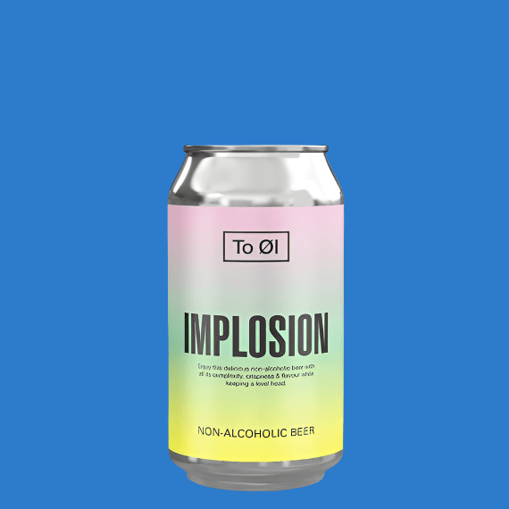 To Ø l Implosion Cloudy Alcohol Free Pale Ale (0.3% ABV) - Wise Bartender - Beer
