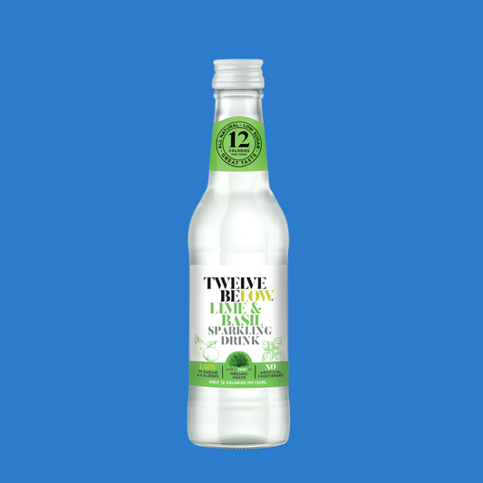 Twelve Below Lime & Basil Sparkling Drink (0% ABV)