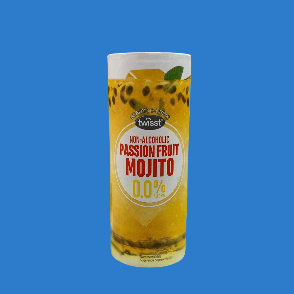 Twisst Alcohol Free Passion Fruit Mojito Cocktail (0% ABV)