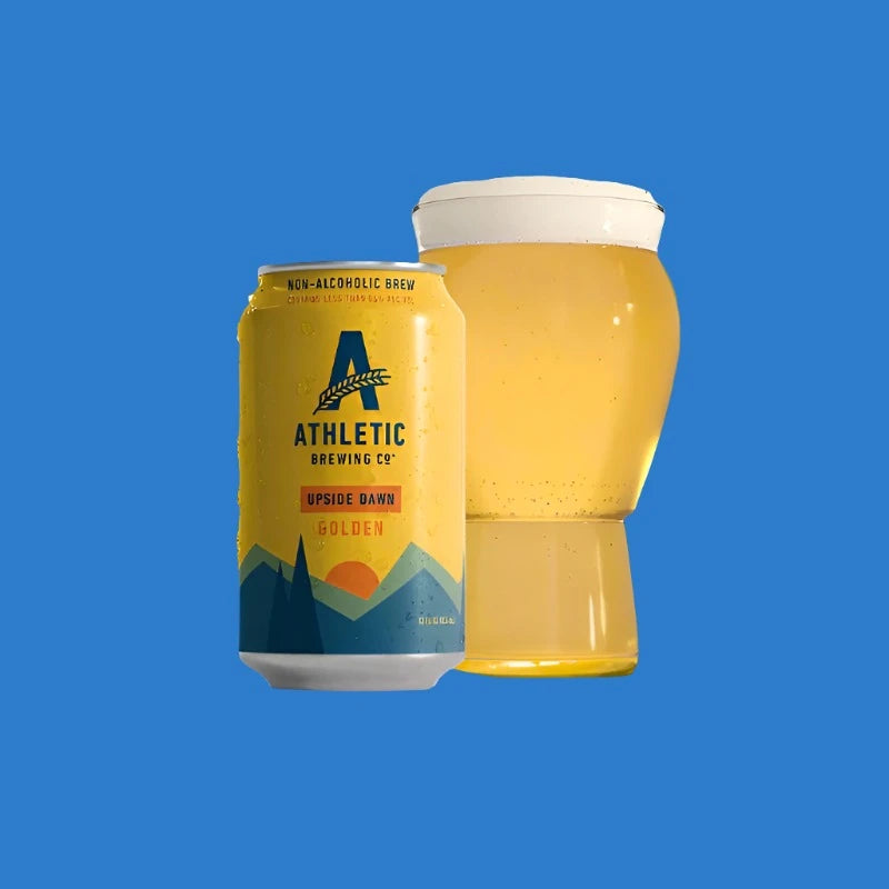 Athletic Brewing Company Upside Dawn Alcohol Free Golden Ale (0.5% ABV)