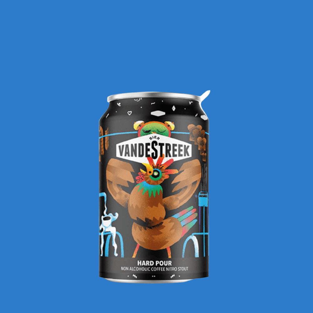 Vandestreek 'Hard Pour' Alcohol Free Coffee Nitro Stout (0.5% ABV) - Wise Bartender - Beer