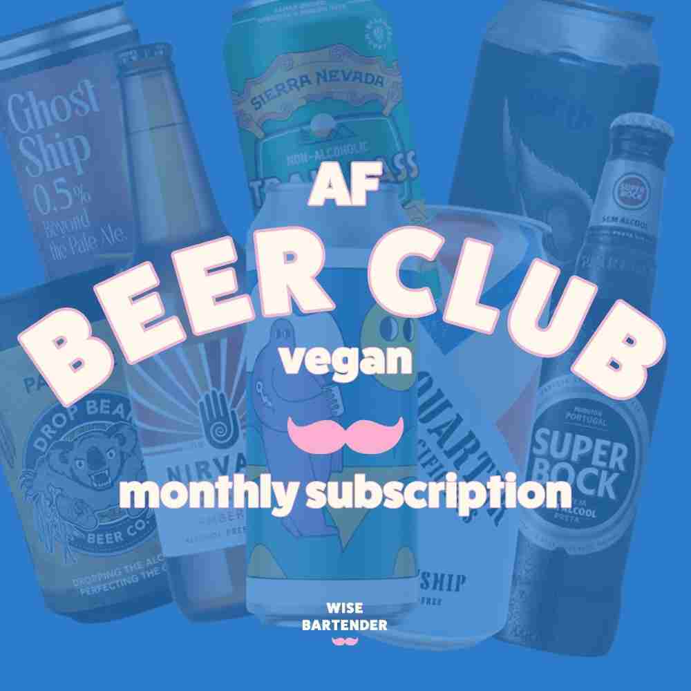 Vegan AF Beer Club Monthly Subscription ~ Curated