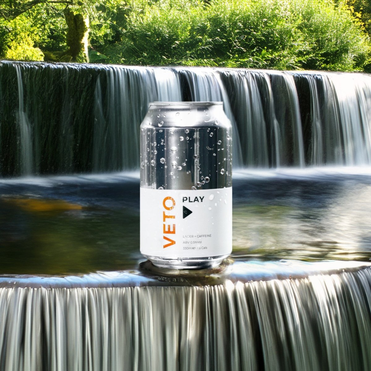 VETO PLAY | Alcohol‑Free Lager with Caffeine | 0.5% ABV - Wise Bartender - 